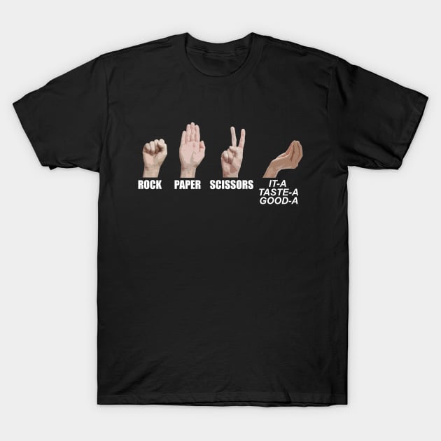 ROCK PAPER SCISSORS ITALIAN T-Shirt by giovanniiiii